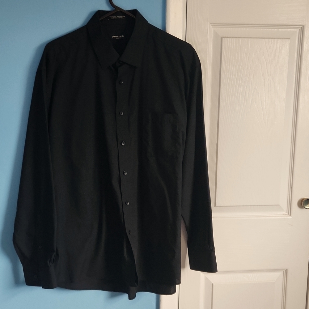 Mens Slim Fit Pierre Cardin Dress Shirt XL